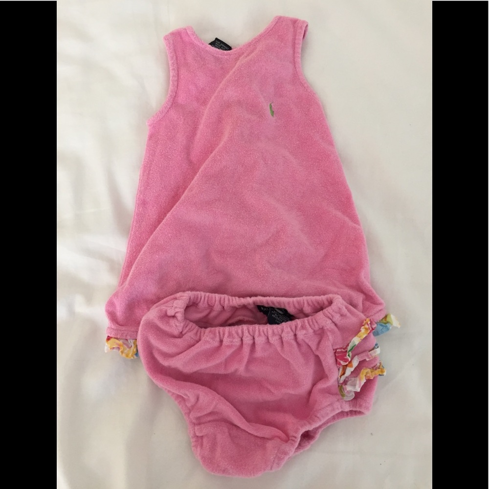 Girls Polo dress and bloomers